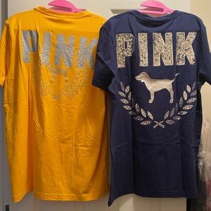 Bundle of 2 PINK shirts, Medium oversized